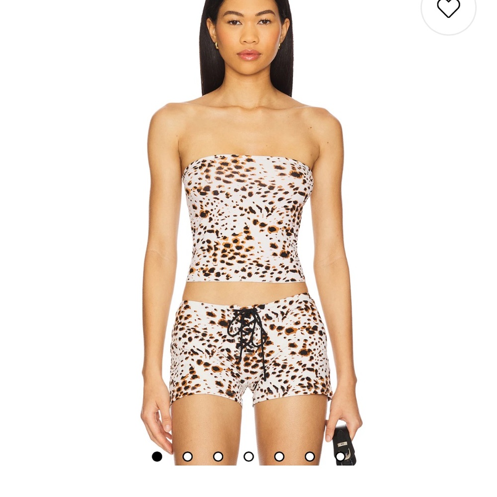 Indah Leopard Print Tube Top